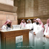 مساعد رئيس الشؤون الدينية يدشّن «مركز الوعي بآداب وأحكام الزيارة» بالمسجد النبوي 