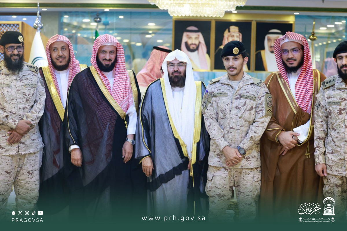 معالي رئيس الشؤون الدينية يستقبل قيادات جهاز التوجيه والإرشاد بوزارة الحرس الوطني لتعزيز التعاون والتكامل